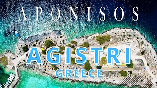 AgistriAponisos The island that looks like a small Caribbean Hellenic Travels [upl. by Asus]