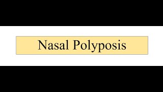 Nasal Polyps Nasal Polyposis [upl. by Frech112]