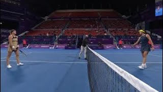 Aryna Sabalenka vs Garbine Muguruza  2021 Doha Round 2  WTA Match Highlights [upl. by Ydarg]