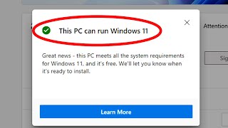 How to Check if your PC is Compatible with Windows 11 [upl. by Aihsotan]