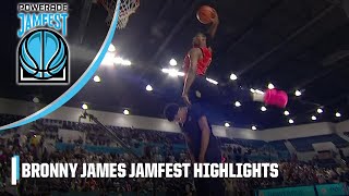 Bronny James highlights from the 2023 Powerade JamFest 🎥👀 [upl. by Warner657]