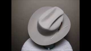 Stetson 4X Beaver Silverbelly Western Cowboy Hat [upl. by Naujaj]