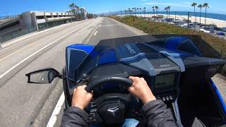 POV Drive in the 2021 Slingshot along the beach  Slingshot [upl. by Tenom]