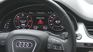 Audi Pre Sense  test systemu przeciwzderzeniowego  1001cars [upl. by Kinson]