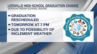 Leesville High School graduation rescheduled [upl. by Malas322]