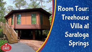 Saratoga Springs Resort  Treehouse Villa  Room Tour [upl. by Dobbins]