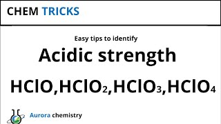 Which one is the strongest acid among OXYACIDS of CHLORINE [upl. by Dotty]