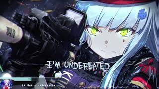 Nightcore  Undefeated Skillet  Lyrics [upl. by Egreog]