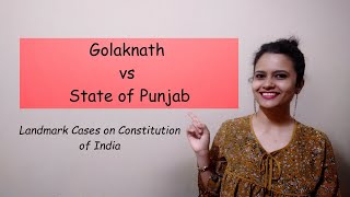 Golak Nath Case Law  I C Golaknath amp Ors vs State Of Punjab 1967 AIR 1643 1967 SCR 2 762 [upl. by Fregger]