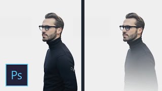 How To Make Fading Gradient Transparent Effect  Photoshop Tutorial [upl. by Rolando]