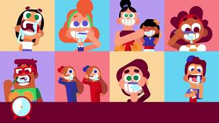 The Tooth Brushing Song  2minute tooth brushing song for kids [upl. by Nishom]