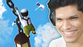 HIGHEST MAP in Human Fall Flat Funny Moments [upl. by Tebasile770]