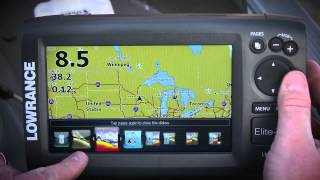 Lowrance Elite 7 HDI Fish Finder with Down Scan Overview [upl. by Nylakcaj]