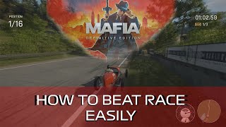 Mafia Definitive Edition  HOW TO BEAT RACE EASILY  TUTORIAL [upl. by Naujd]