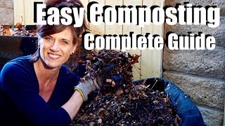 How to Make Compost From Start to FinishQuick amp Easy Complete Guide with Digital Table of Contents [upl. by Ahser819]