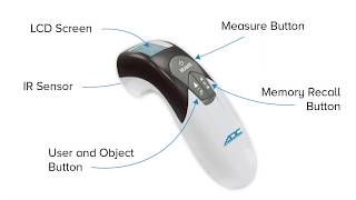 How to Use the Adtemp 429 NonContact Thermometer [upl. by Krell]