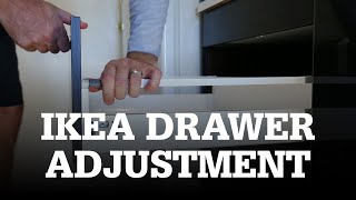 How to Adjust IKEA Drawers [upl. by Alliuqet]