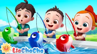 12345 Once I Caught a Fish Alive  Number Song  Kids Songs amp Nursery Rhymes  LiaChaCha [upl. by Doughty]