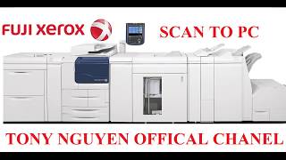 How to setup SCAN TO PC FUJI XEROX DC V2060507060802520 [upl. by Ibloc]