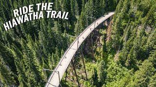 The HIAWATHA TRAIL  Americas Most UNIQUE Bike Ride [upl. by Anier]