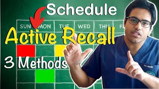 How to Schedule Active Recall  Spaced Repetition [upl. by Pascha]