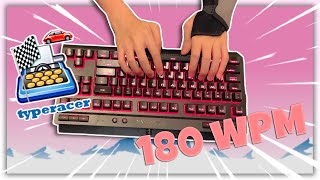 How I type fast 150 WPM  typeracer leaderboards [upl. by Devonne798]