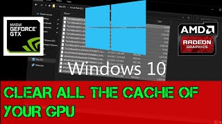 How To Clear All The Cache In Your GPU  Nvidia  AMD [upl. by Kirsten527]