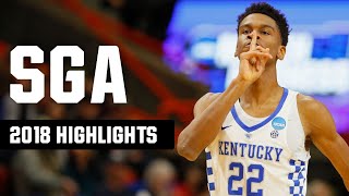 Shai GilgeousAlexander 2018 NCAA tournament highlights [upl. by Godard255]