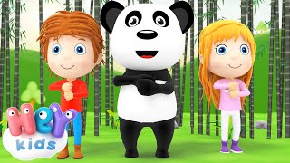 A Ram Sam Sam 🐼 Barnsånger på Svenska  HeyKids [upl. by Yenobe313]