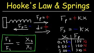 Hookes Law and Elastic Potential Energy [upl. by Yknarf]