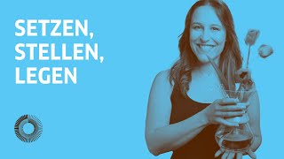 Setzen Stellen Legen auf Deutsch — Learn German with Ida  Ida erklärt [upl. by Garda]