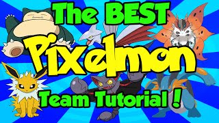 The BEST Pixelmon Team Tutorial Minecraft Pokemon [upl. by Eciuqram]