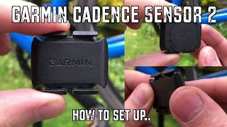 Garmin Cadence Sensor 2  How to set up [upl. by Hedaza101]