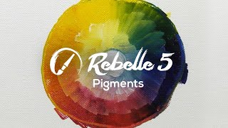 Rebelle 5 Pigments  Physical Color Mixing [upl. by Eimrej]