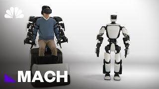 This Humanoid Robot Can Mimic Human Movement In Real Time  Mach  NBC News [upl. by Ylenats]