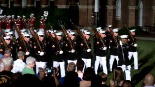 US Marines On Parade Pass in Review  13 [upl. by Aldis]