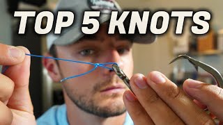 TOP 5 Knots You Should Know Beginners Guide to Fishing [upl. by Ardnauq963]