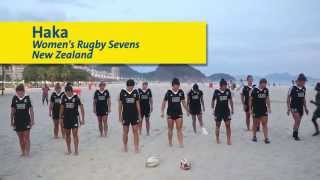 Black Ferns Haka with lyrics  New Zealands womens rugby team [upl. by Lessirg]