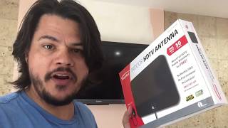 1byone indoor HD Antenna Unbox  Install  Review Cord Cutter [upl. by Park]