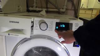 How to tip 18  Enter Service CycleTest mode Samsung Ecobubble Washing Machine [upl. by Grim757]