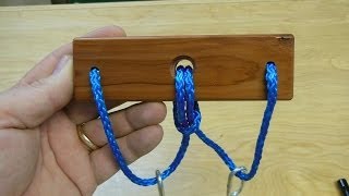 The 2 Rings Puzzle Woodworking Quickie Project 1 [upl. by Fini306]