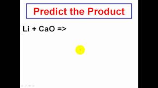 Solving Chemical Reactions  Predicting the Products  CLEAR amp SIMPLE CHEMISTRY [upl. by Lombardy]