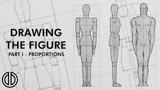 Drawing the Human Figure  Proportions  Tutorial PART I [upl. by Sola997]