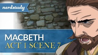 Macbeth Summary Act 1 Scene 7  Nerdstudy [upl. by Yob]