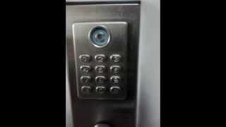 Keypad lockhow to change code [upl. by Lanrev]