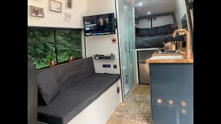 Mercedes Sprinter LWB Camper Van Conversion  Full time lapsed video [upl. by Enineg713]