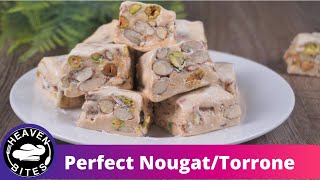 Finally I found how to make Perfect Nougat this Italian Torrone Recipe is great for Holiday sweet [upl. by Daugherty61]