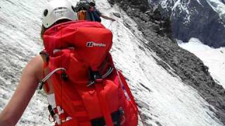 Crossing the Grand Couloir  French Alps 10709 [upl. by Frederique]