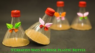 5 Creative Ways to Reuse and Recycle Plastic Bottles [upl. by Suzzy]