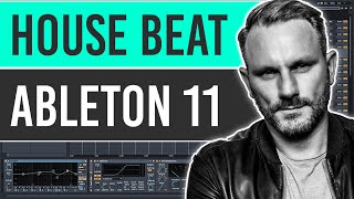 Ableton Live 11  How To Create A House Beat Beginners Tutorial [upl. by Alyos]